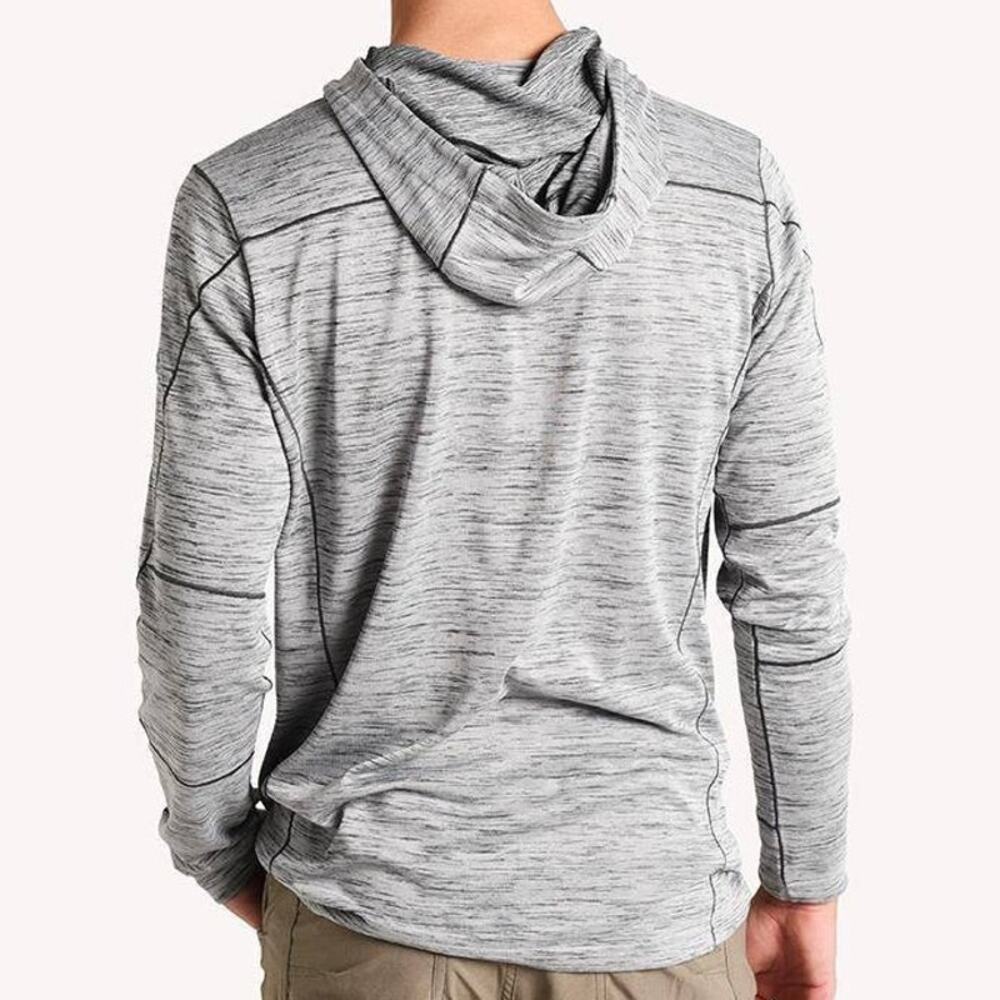 Kuhl Born in the Mountains Men's Alloy Hoody Heather Gray Small - Picture 2 of 12